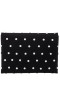 Women Nina Shoes Handbags | Cole Black/ivory Pearl Adorned Square Envelope Clutch