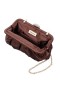 Women Nina Shoes Handbags | Concord Bronze Pleated Frame Clutch With Crystal Clasp