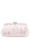 Women Nina Shoes Handbags | Concord Pearl Rose Pleated Frame Clutch With Crystal Clasp