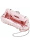 Women Nina Shoes Handbags | Concord Pearl Rose Pleated Frame Clutch With Crystal Clasp