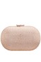 Women Nina Shoes Handbags | Dally Pearl Rose Allover Crystal Oval Minaudiere