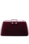 Women Nina Shoes Handbags | Danni Bordeaux Large Crystal Embellished Tab Minaudiere