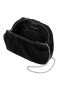 Women Nina Shoes Handbags | Emmy Black Metallic Pleated Frame Clutch