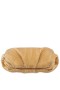 Women Nina Shoes Handbags | Emmy Gold Metallic Pleated Frame Clutch