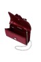 Women Nina Shoes Handbags | Etta Bordeaux Metallic Shine Fabric Clutch
