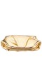 Women Nina Shoes Handbags | Eva Gold Metallic Pleated Frame Clutch