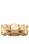 Women Nina Shoes Handbags | Fedra Gold Leated Metallic Soft Clutch