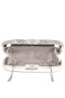 Women Nina Shoes Handbags | Gelsey Silver Crystal Embellished Minaudiere