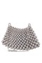 Women Nina Shoes Handbags | Hallie Silver Etallic Beads Crossbody
