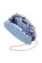 Women Nina Shoes Handbags | Hera Icy Blue Plastic Beads Minaudiere