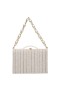 Women Nina Shoes Handbags | Issa White Pearl Handheld Minaudiere