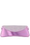 Women Nina Shoes Handbags | Joselyn Orchid Crystal Flap Mirror Metallic Patent Clutch Bag