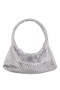 Women Nina Shoes Handbags | Joyce Silver Mesh Shoulder Bag