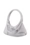 Women Nina Shoes Handbags | Joyce Silver Mesh Shoulder Bag