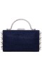 Women Nina Shoes Handbags | Kelly Navy Earl Dangle Crystal Embellished Minaudiere