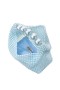Women Nina Shoes Handbags | Kiki Icy Blue Plastic Pearl Hobo Bag
