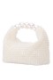 Women Nina Shoes Handbags | Kiki Ivory Plastic Pearl Hobo Bag