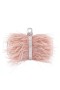 Women Nina Shoes Handbags | Lara Pearl Rose Feather Embellished Minaudiere