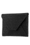 Women Nina Shoes Handbags | Lorna Black Rystal Encrusted Square Envelope Clutch