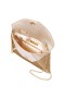 Women Nina Shoes Handbags | Lorna Gold Rystal Encrusted Square Envelope Clutch