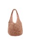 Women Nina Shoes Handbags | Payton Tan/natural Paper Raffia Tote Bag