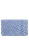 Women Nina Shoes Handbags | Rivera Icy Blue Plastic Pearl/satin Zip Clutch