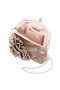 Women Nina Shoes Handbags | Sweetie Taupe Flower Embellished Frame Clutch