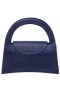 Women Nina Shoes Handbags | Vixen Navy Glass Crystal Satchel