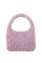 Women Nina Shoes Handbags | Zariah Icy Pink Plastic Pearl Hobo Bag