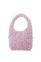Women Nina Shoes Handbags | Zariah Icy Pink Plastic Pearl Hobo Bag