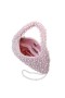 Women Nina Shoes Handbags | Zariah Icy Pink Plastic Pearl Hobo Bag