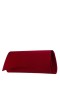 Women Nina Shoes Handbags | Zoey Red Rouge Satin Clutch