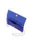 Women Nina Shoes Platforms | Kimora Electric Blue Crystal Beaded Envelope Clutch