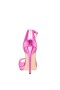 Women Nina Shoes Prom | Famia Hot Pink Metallic Stiletto Platform Sandals With Ankle-strap