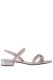 Women Nina Shoes Prom | Sonja Platino Sandal Flat-shoe Sandals