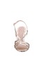 Women Nina Shoes Prom | Valley Platino Metallic Glaze High-heel Slingback Sandals
