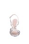 Women Nina Shoes Prom | Valley Silver Metallic Glaze High-heel Slingback Sandals