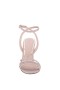 Women Nina Shoes Prom | Veruca Nude Glitter Net High-heel Strappy Sandals With Ankle-strap
