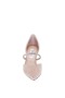 Women Nina Shoes Pumps | Brystol Alamo Tan Suedette With Crystal Band Mid-heel D'orsay Pumps