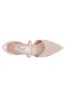 Women Nina Shoes Pumps | Brystol Alamo Tan Suedette With Crystal Band Mid-heel D'orsay Pumps