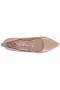 Women Nina Shoes Pumps | Nina50 Latte Patent Leatherette Pointed-toe Kitten Heel Pumps