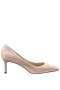 Women Nina Shoes Pumps | Nina60 Alamo Tan Suedette Mid-heel Classic Pump