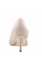 Women Nina Shoes Pumps | Nina60 Alamo Tan Suedette Mid-heel Classic Pump