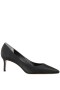 Women Nina Shoes Pumps | Nina60 Black Peau Mid-heel Classic Pump