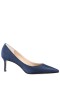 Women Nina Shoes Pumps | Nina60 New Navy Peau Mid-heel Classic Pump