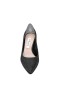 Women Nina Shoes Pumps | Nina60 Noir Metallic Textured Mid-heel Classic Pump