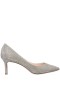 Women Nina Shoes Pumps | Nina60 Steel Metallic Textured Mid-heel Classic Pump