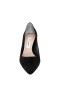 Women Nina Shoes Pumps | Nina60 True Black Suedette Mid-heel Classic Pump