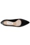 Women Nina Shoes Pumps | Nina60 True Black Suedette Mid-heel Classic Pump