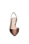 Women Nina Shoes Pumps | Nina60s Bronze Metallic Glaze Mid-heel Slingback Pumps